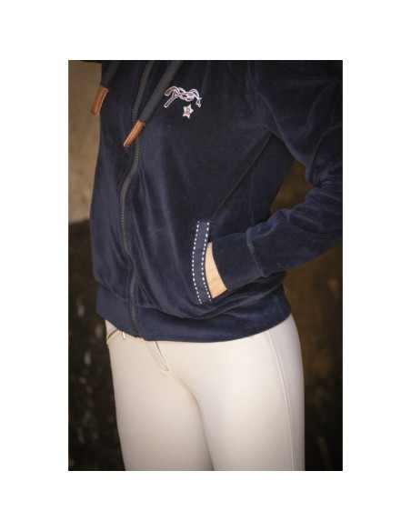 Sweat zip Emy Pénélope Velvet