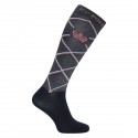 Chaussettes d'équitation Argyle socks HVP Cecile