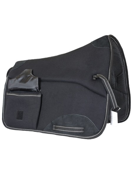 Tapis endurance randonnée trekking amortisseur à poches DMH Equitation