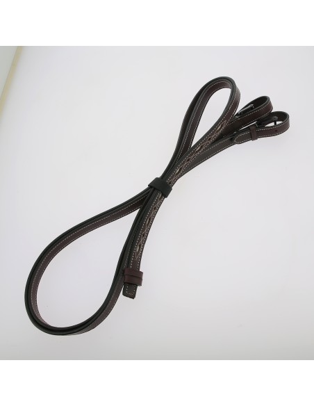 Bridon Espagnol catalona cuir sculpté DMH Equitation Noir