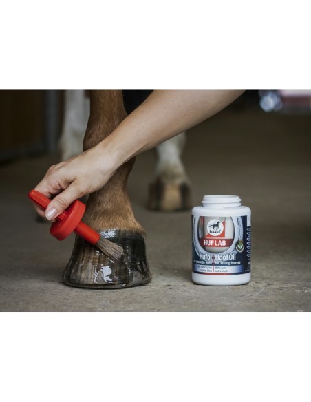 Onguent naturel Leovet Huf Lab avec pinceau