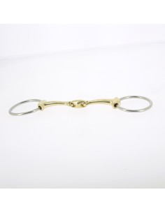 Mors simple Safe Mouth à double brisure DMH Equitation