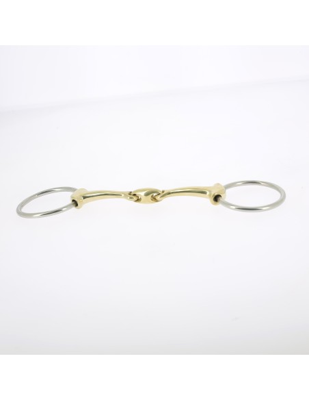 Mors simple Safe Mouth à double brisure DMH Equitation