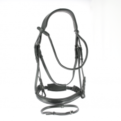 Bridon têtière large frontal rond by DMH