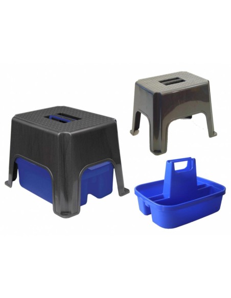 Marchepied avec coffre de rangement