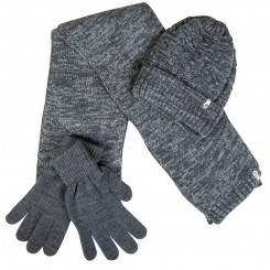 Set d'hiver  écharpe gants bonnet Romeo HKM