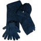 Set d'hiver  écharpe gants bonnet Romeo HKM