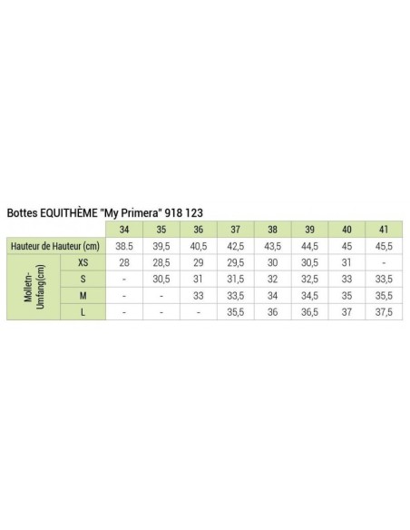 Bottes Equithème MyPrimera