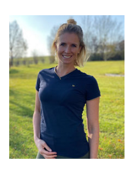 T-Shirt Oana col V femme Aubenhausen