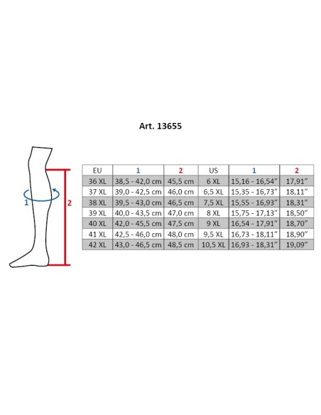 Bottes Titanium Style Standard mollet XL