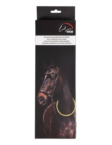 collier lumineux pour chevaux LED HKM