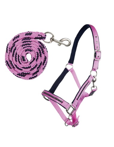 Set de Licol et Longe -Crystal-, rembourré