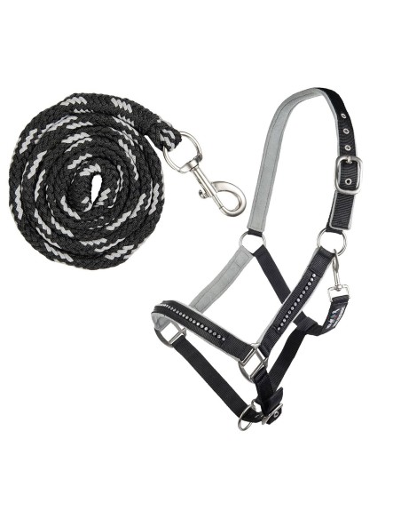 Set de Licol et Longe -Crystal-, rembourré