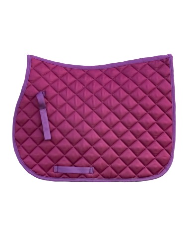 IR Tapis de Selle Carrés serrés mixte Marron foncé