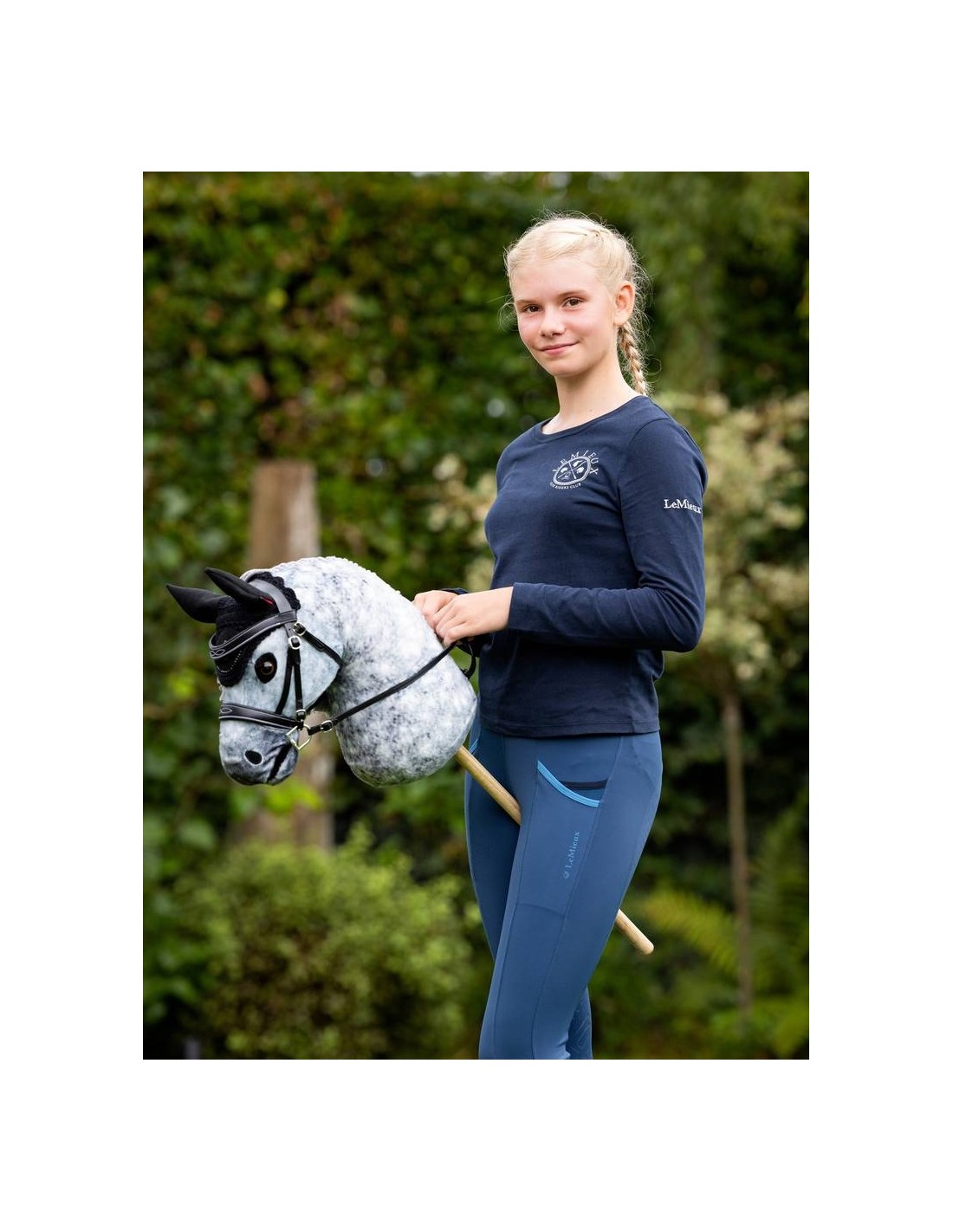 LeMieux Masque Anti-Mouches ArmourShield Pro Half Gris LeMieux Masque Anti-Mouches ArmourShield Pro Half Gris