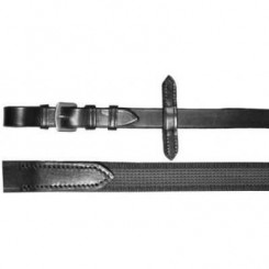 Zügel Gummigriff schwarz Schnallenbefestigungen EE