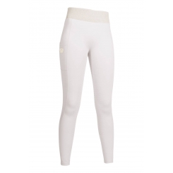 Leggings taille haute blanc fond 1/1 en silicone