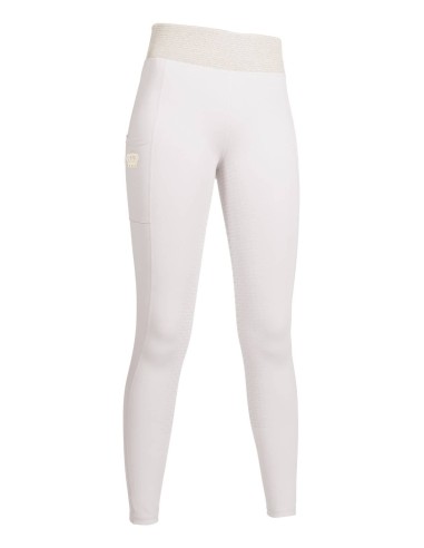 Leggings taille haute blanc fond 1/1 en silicone