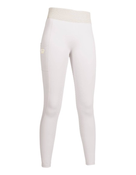 Leggings taille haute blanc fond 1/1 en silicone