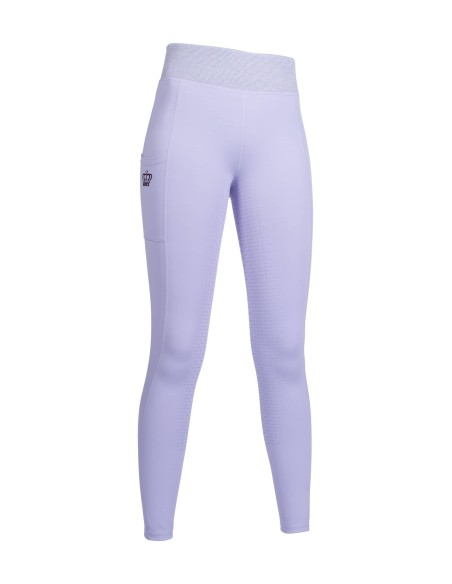 Leggings taille haute lavande fond 1/1 en silicone