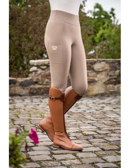 Leggings taille haute blanc fond 1/1 en silicone