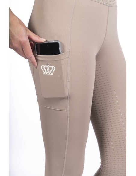 Leggings taille haute blanc fond 1/1 en silicone
