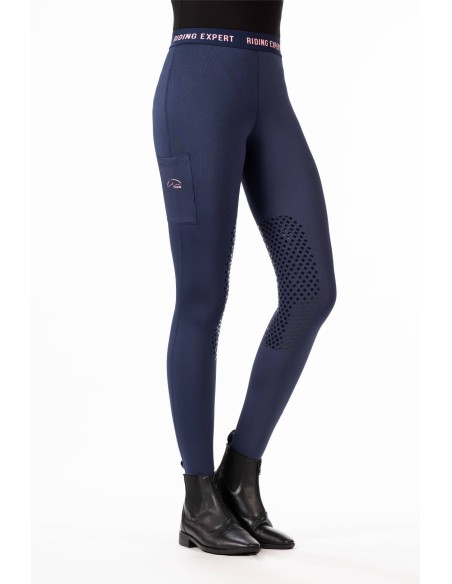 Leggings d'équitation riding expert basanes silicone HKM