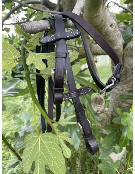 Deluxe Latigo Leather Side Pull Valley Miles