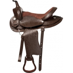 Selle pour chevaux de course Western en cuir premium faite main avec Selle pour chevaux de course Western en cuir premium faite main avec