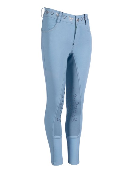 Pantalon d'équitation enfants basanes silicone HKM