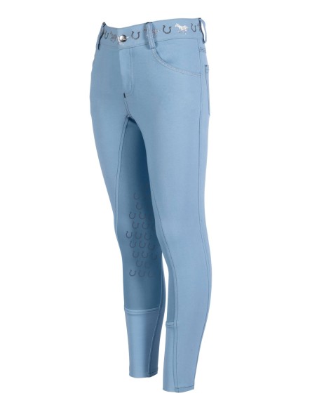 Pantalon d'équitation enfants basanes silicone HKM