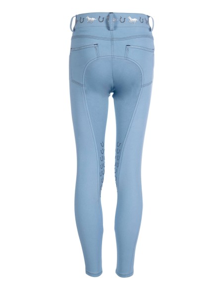 Pantalon d'équitation enfants basanes silicone HKM