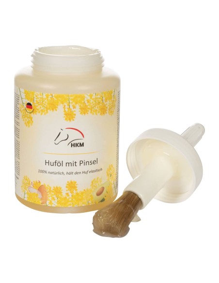 Huile pour sabots 100% naturel avec pinceau 450 ml