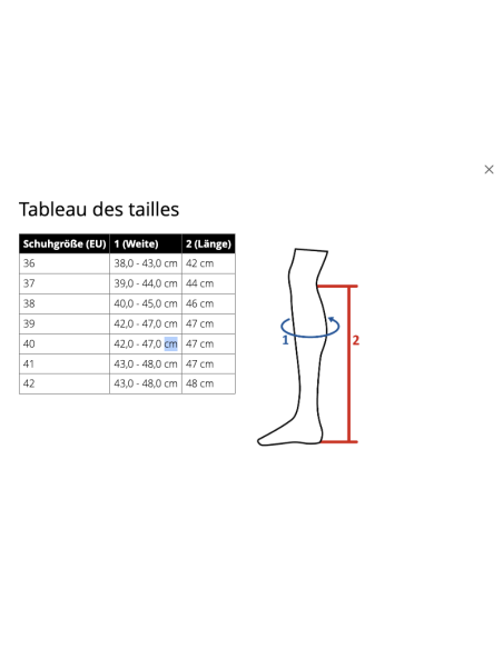 HKM Bottes Beatrice- normal/tres large