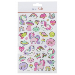 Stickers Equi-kids Licorne Reliefs