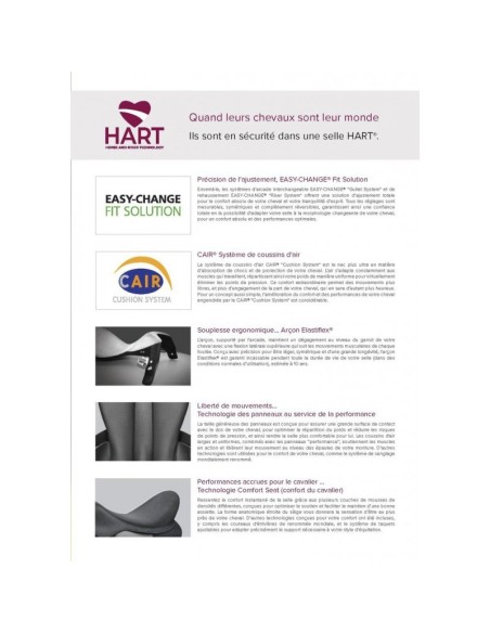 Selle WintecLite mixte Hart D'LUX