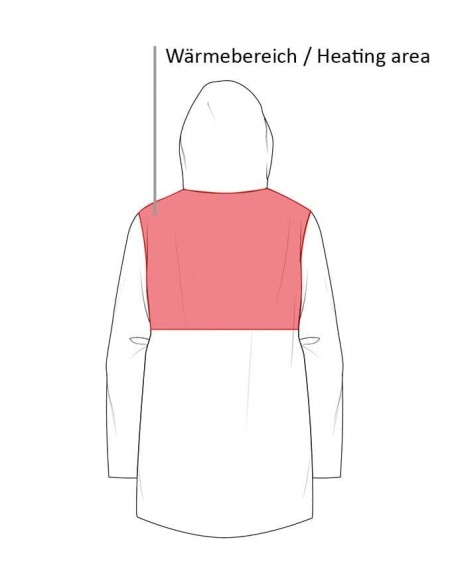 Veste longue avec chauffage Elegant Style