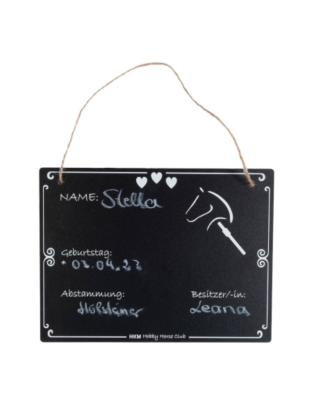 Plaque d'écurie Hobby Horsing