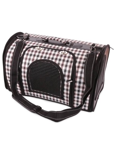 Grand sac de transport burberry pour chien chat
