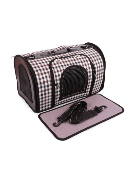 Grand sac de transport burberry pour chien chat