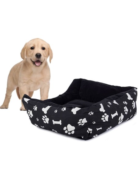 Panier pour chien Bones avec coussin amovible