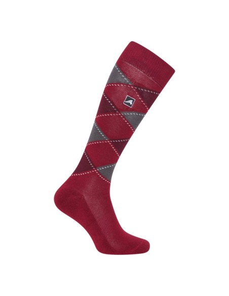 Chaussettes d'équitation à carreaux ESPolygiene