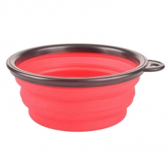 Gamelle pliante en silicone pour chien 0.8l
