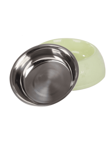 Grande gamelle en métal pour chien et chat