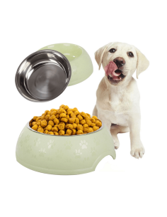 Grande gamelle en métal pour chien et chat
