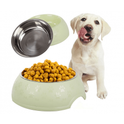 Grande gamelle en métal pour chien et chat