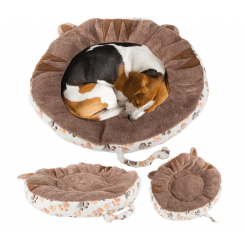 Lit parc en peluche pour chien et chat