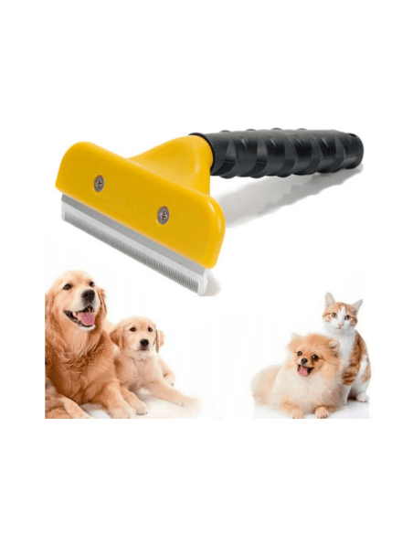 Peigne pour sous-poils 10cm pour animaux de compagnie