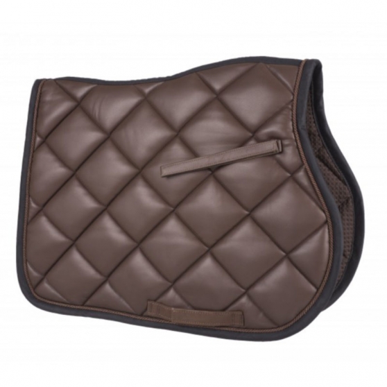 Tapis De Selle Equipad Velours Marron | Contact étroit Mousse Mémoire De Forme
