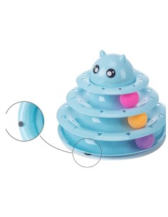 Jouet chat tour interactive 3 balles pour chat 2